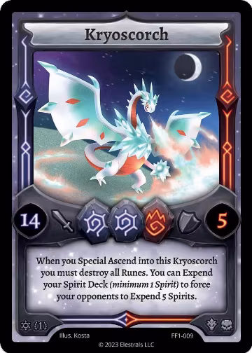 Kryoscorch (FF1-009), Frostfall [First Edition] — Elestrals card price