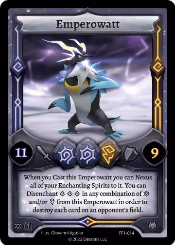 Emperowatt (FF1-014), Frostfall [First Edition] — Elestrals card price