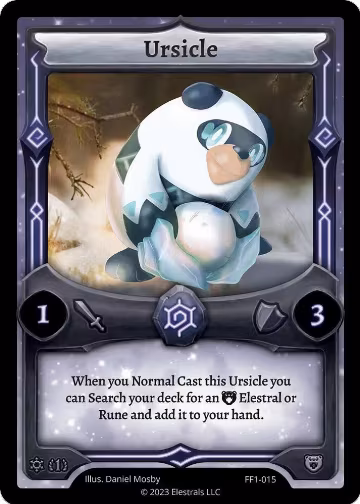 Ursicle (FF1-015), Frostfall [First Edition] — Elestrals card price