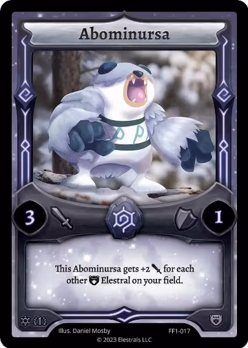 Abominursa (FF1-017), Frostfall [First Edition] — Elestrals card price