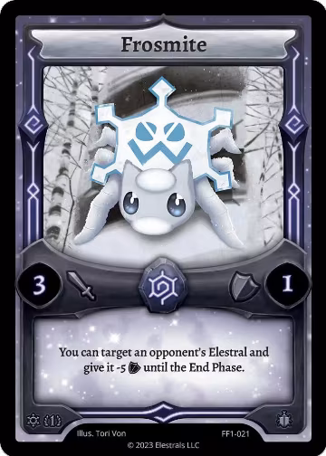 Frosmite (FF1-021), Frostfall [First Edition] — Elestrals card price