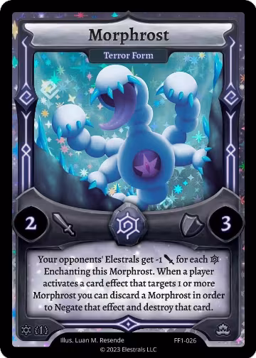 Morphrost - Terror Form (FF1-026), Frostfall [First Edition] — Elestrals card price