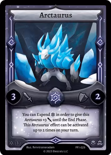 Arctaurus (FF1-029), Frostfall [First Edition] — Elestrals card price