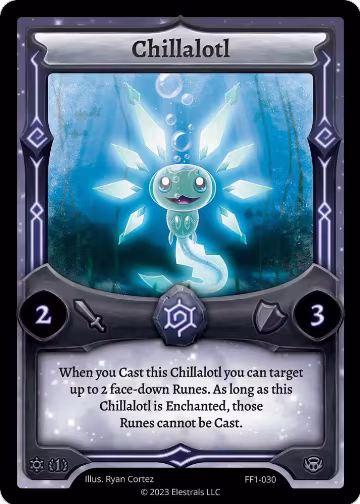 Chillalotl (FF1-030), Frostfall [First Edition] — Elestrals card price