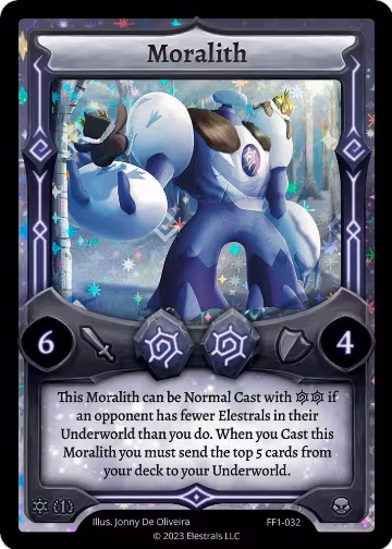 Moralith (FF1-032), Frostfall [First Edition] — Elestrals card price