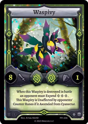 Waspivy (FF1-036), Frostfall [First Edition] — Elestrals card price
