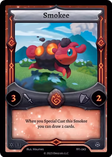 Smokee (FF1-043), Frostfall [First Edition] — Elestrals card price