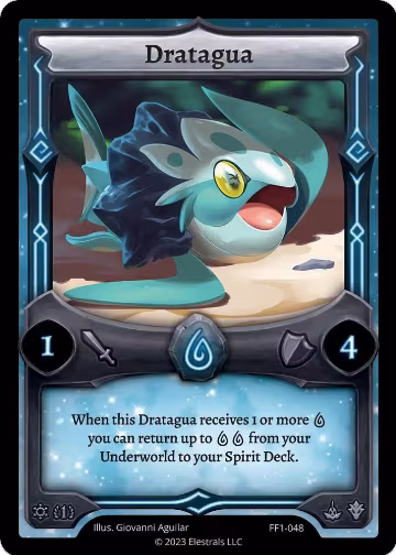 Dratagua (FF1-048), Frostfall [First Edition] — Elestrals card price