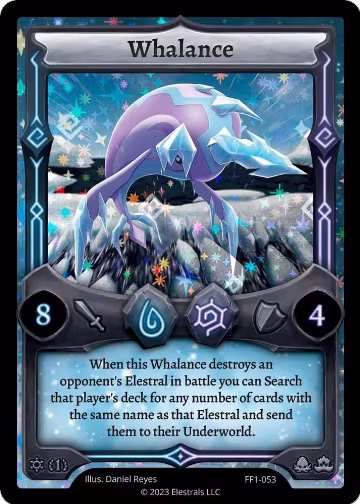 Whalance (FF1-053), Frostfall [First Edition] — Elestrals card price