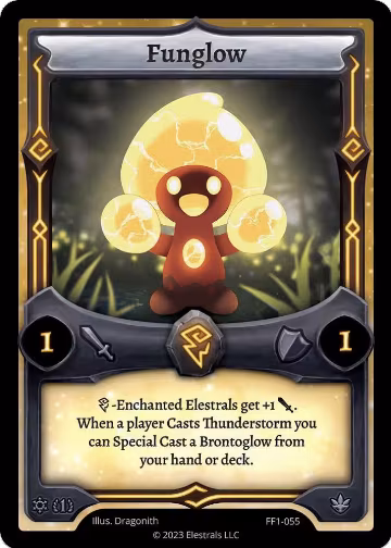 Funglow (FF1-055), Frostfall [First Edition] — Elestrals card price