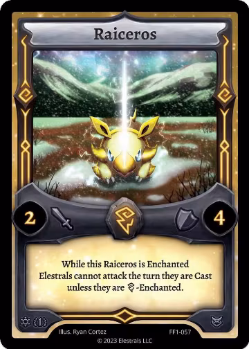 Raiceros (FF1-057), Frostfall [First Edition] — Elestrals card price