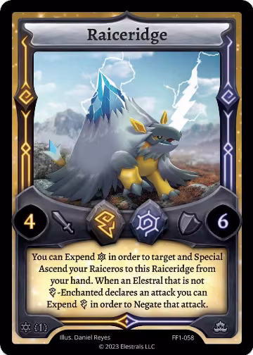 Raiceridge (FF1-058), Frostfall [First Edition] — Elestrals card price