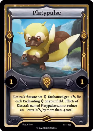 Platypulse (FF1-059), Frostfall [First Edition] — Elestrals card price