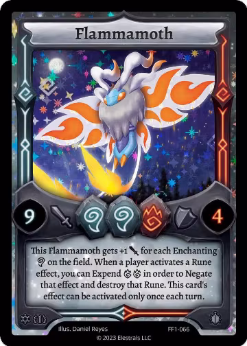 Flammamoth (FF1-066), Frostfall [First Edition] — Elestrals card price