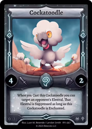 Cockatoodle (FF1-067), Frostfall [First Edition] — Elestrals card price