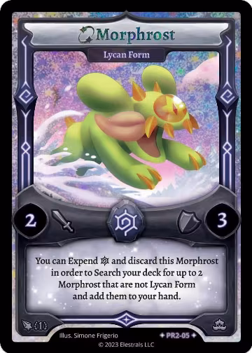 Morphrost - Lycan Form (PR2-05) — card price
