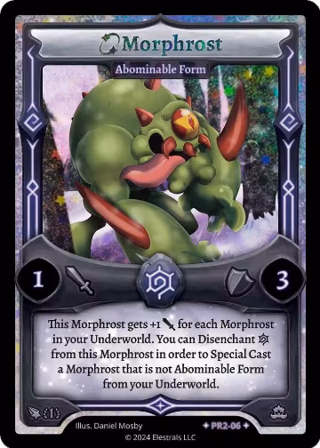 Morphrost - Abominable Form (PR2-06) — card price