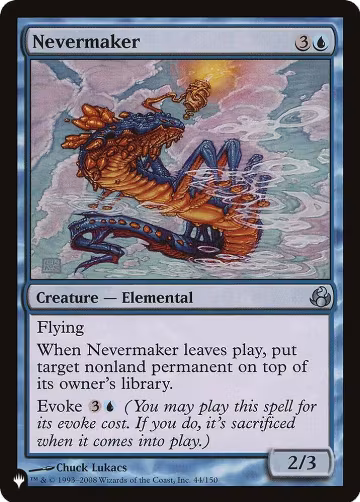Nevermaker (44/150), The List Reprints — Magic card price