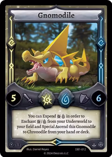 Gnomodile (DB1-012), Daybreak [First Edition] — Elestrals card price