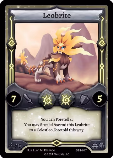 Leobrite (DB1-017), Daybreak [First Edition] — Elestrals card price