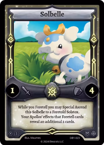 Solbelle (DB1-023), Daybreak [First Edition] — Elestrals card price