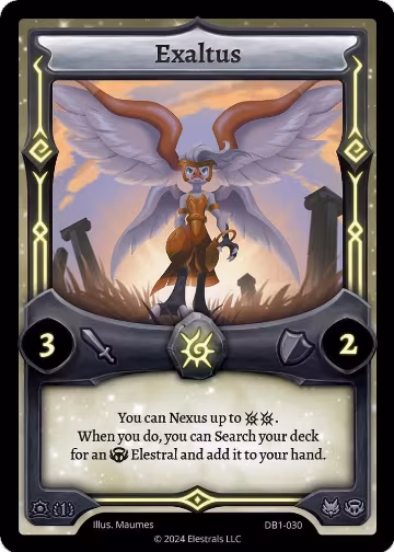 Exaltus (DB1-030), Daybreak [First Edition] — Elestrals card price