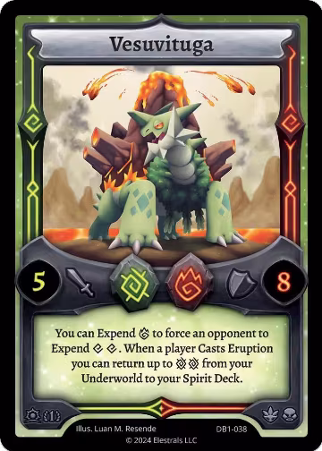 Vesuvituga (DB1-038), Daybreak [First Edition] — Elestrals card price