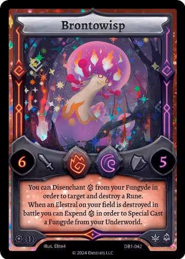 Brontowisp (DB1-042), Daybreak [First Edition] — Elestrals card price