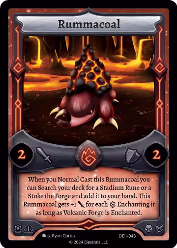 Rummacoal (DB1-043), Daybreak [First Edition] — Elestrals card price