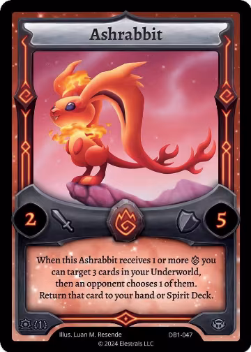Ashrabbit (DB1-047), Daybreak [First Edition] — Elestrals card price