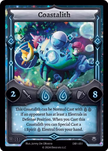 Coastalith (DB1-051), Daybreak [First Edition] — Elestrals card price