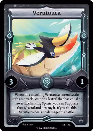 Verutouca (DB1-057), Daybreak [First Edition] — Elestrals card price
