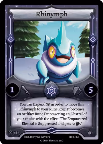 Rhinymph (DB1-061), Daybreak [First Edition] — Elestrals card price