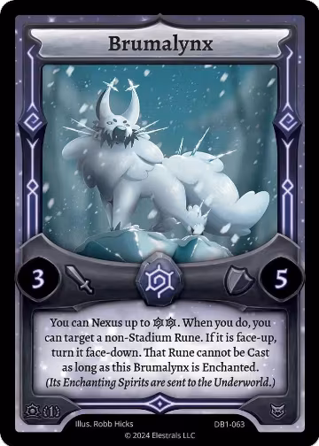 Brumalynx (DB1-063), Daybreak [First Edition] — Elestrals card price