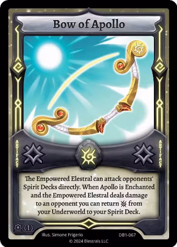 Bow of Apollo (DB1-067), Daybreak [First Edition] — Elestrals card price