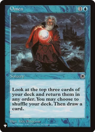 Omen, The List Reprints — Magic card price