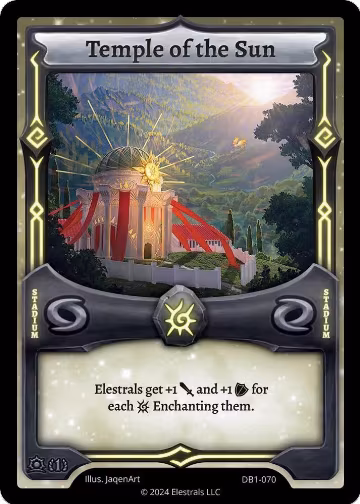 Temple of the Sun (DB1-070), Daybreak [First Edition] — Elestrals card price