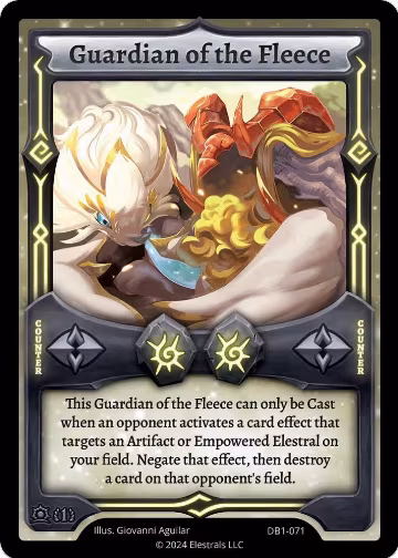 Guardian of the Fleece (DB1-071), Daybreak [First Edition] — Elestrals card price