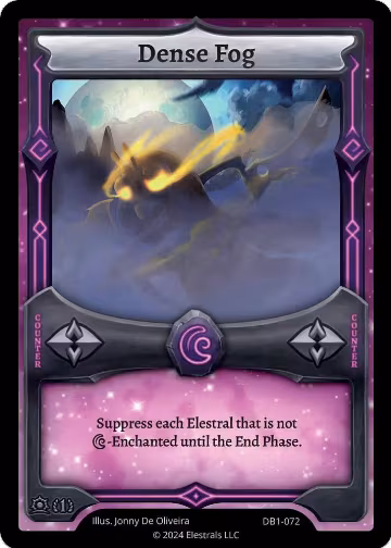 Dense Fog (DB1-072), Daybreak [First Edition] — Elestrals card price