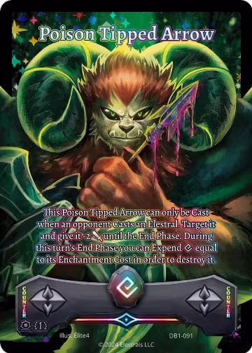 Poison Tipped Arrow (DB1-091) — card price