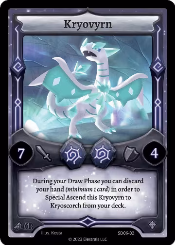 Kryovyrn (SD06-02), Kryoscorch Starter Deck [First Edition] — Elestrals card price