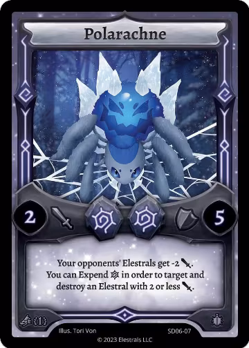 Polarachne (SD06-07), Kryoscorch Starter Deck [First Edition] — Elestrals card price