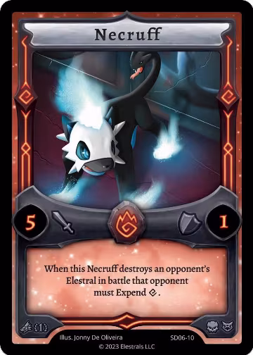 Necruff (SD06-10), Kryoscorch Starter Deck [First Edition] — Elestrals card price