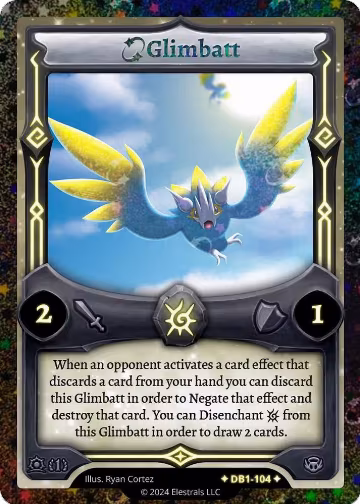 Glimbatt (Alternative Art) (DB1-104), Daybreak [First Edition] — Elestrals card price