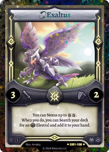 Exaltus (Alternative Art) (DB1-108) — card price
