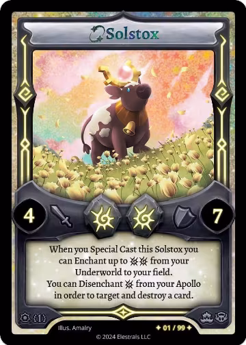 Solstox (Serialized) (/99), Daybreak [First Edition] — Elestrals card price