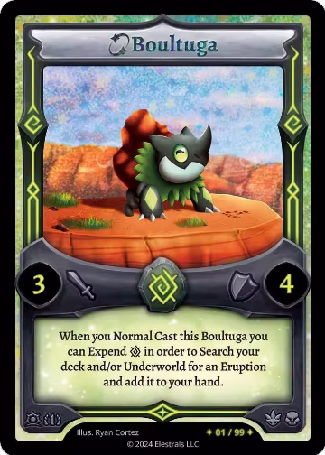 Boultuga (Serialized) (/99), Daybreak [First Edition] — Elestrals card price