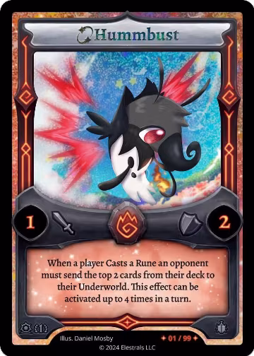 Hummbust (Serialized) (/99), Daybreak [First Edition] — Elestrals card price