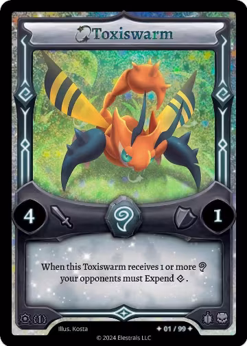 Toxiswarm (Serialized) (/99), Daybreak [First Edition] — Elestrals card price