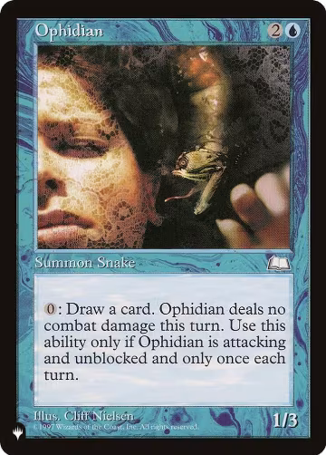 Ophidian, The List Reprints — Magic card price